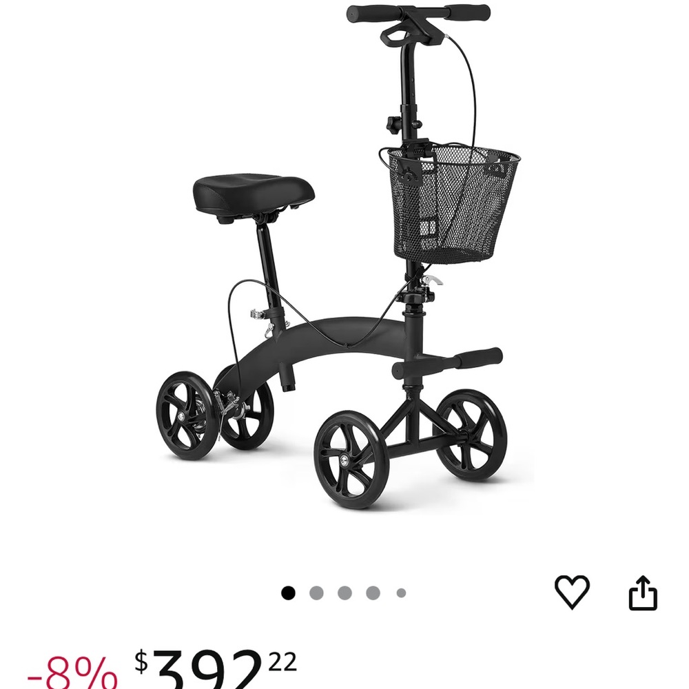 Knee rover frontwards sitting rover